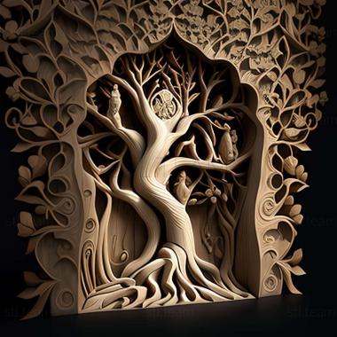 3D модель Дерево Бодхі (STL)
